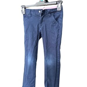 Boys cat and jack Casual Flat Front School Uniform Pants Blue Size 5